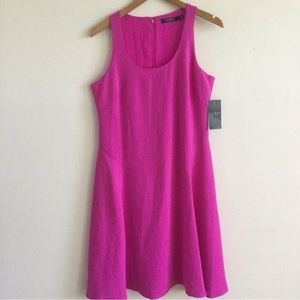 Ralph Lauren Sleeveless Pink Flare Dress